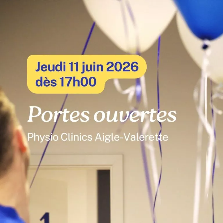 Portes-ouvertes chez Physio Clinics Aigle-Valerette